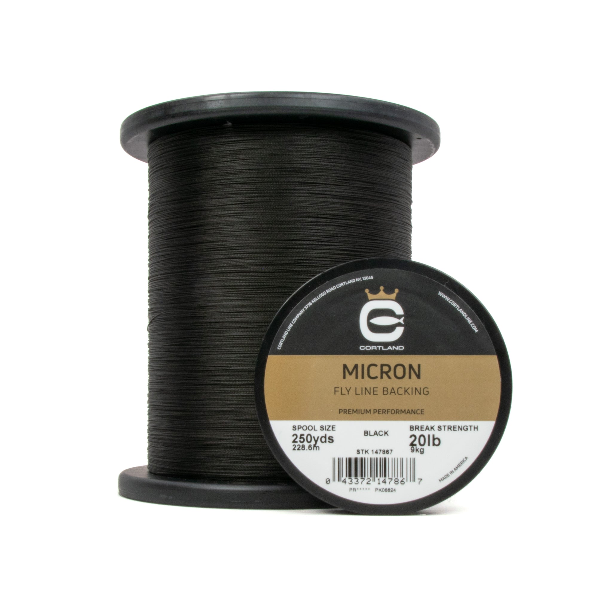 Micron Fly Line Backing - Black