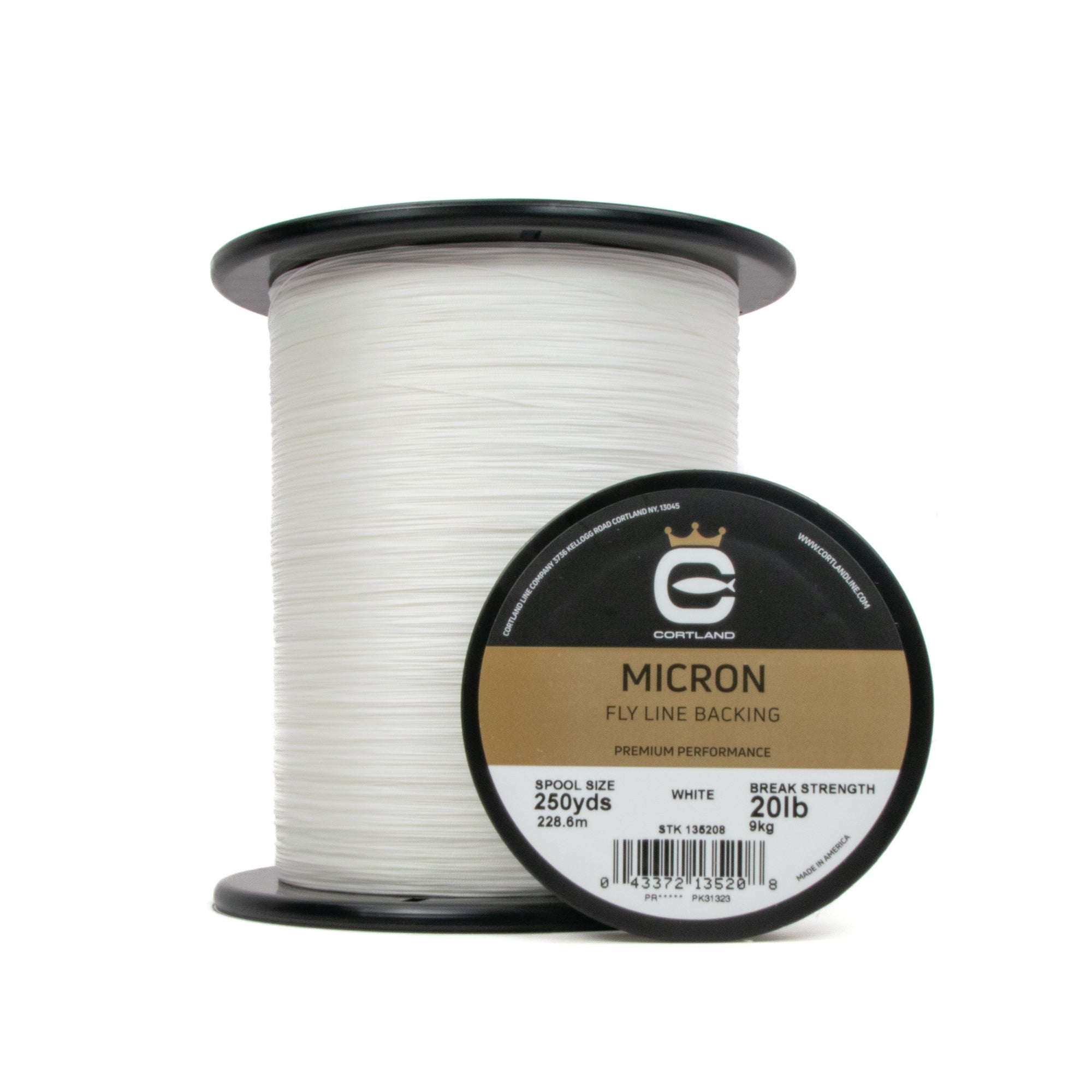 Micron Fly Line Backing - White